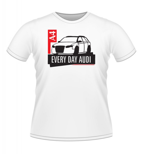 Koszulki z nadrukiem - Audi A4