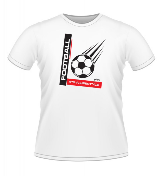 Koszulki z nadrukiem - koszulka z piłką