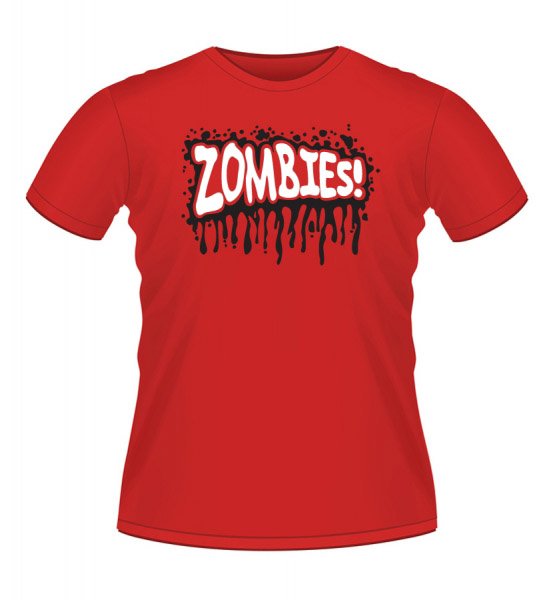 Koszulki z nadrukiem - koszulki z nadrukiem zombi